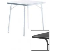 SIEGER 211/G Table 70x 70 grise Table pliante avec plateau décoratif