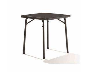 Sieger 211/G Table de Jardin Carré Acier Gris 70 x 70 cm