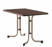 Sieger 233/C-M Table de Jardin Rectangulaire Pliante Champagne 115 x 70 x 72 cm
