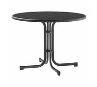 Sieger 236/G Table de Jardin Acier Fer Gris 100 x 100 x 72 cm