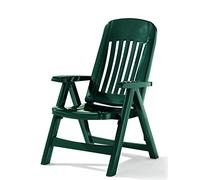 Sieger 828/S KT Comtesse Fauteuil Multi-Positions Dossier Réglable Résine de Synthèse Vert Emeraude 66 x 65 x 108 cm