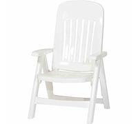 Sieger 828/W KT Comtesse Fauteuil Multi-Positions Dossier Réglable Résine de Synthèse Blanc 66 x 65 x 108 cm
