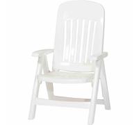 Sieger Siège Pliant Blanc Comtesse Meubles de Jardin Chaise Fauteuil S'Asseoir