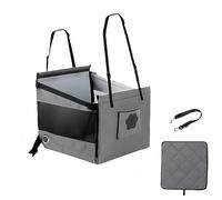 Sièges Auto Chiens pour Jeep Gladiator 2019-2024,Siège Voiture Chien Extra Stable Lavable et Pliable Animal Voyage Confortable Antidérapant Animal Voiture,Grey