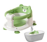 Sièges de bain pour tout-petit assis, chaise de bain pour tout-petit pour s'asseoir - siège de bain pour tout-petit, siège de baignoire assis pour enfant, filles et garçons de 6 mois et plus