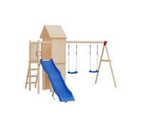 Sièges De Balançoire Avec Cordes 2 Pcs Bleu 37x15 Cm Pe