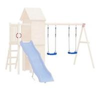 vidaXL Sièges de balançoire avec cordes 2 pcs bleu 37x15 cm PE, siège de balançoire de jardin, siège de balançoire avec 91700 Bleu G