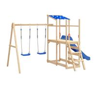 vidaXL Sièges de Balançoire avec Pierres d'Escalade 2 pcs, Jouets d'Aire de Jeux, Sièges de Balançoire avec Cordes Jardin 91033