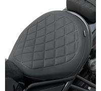 Sièges de rechange Cruiser pour Rebel CMX CM 1100 CMX1100 CM1100 2021 2022 2023 Coussin conducteur avant, coussin de selle passager arrière, coussins de siège en cuir souple Rebel1100 (Avant-Noir)