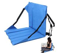 Sièges de stade avec dossier coussin pliable antidérapant pour siège A | Coussin d'escalier avec support de dossier pour activités de plein air : baseball, football, concerts, CA