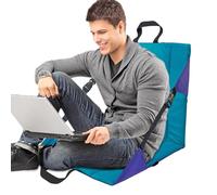 Sièges de stade pour blanchisseurs, coussin de blanchiment léger avec dossier, chaise de stade pliable et inclinable, 41,9 x 41,9 x 41,9 cm, parfait pour hommes et femmes lors d'événements sportifs