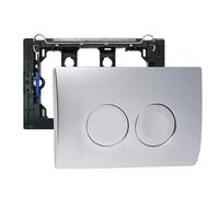 Sièges de toilette, réservoir d'eau, couvercle en céramique, interrupteur valve à double bouton vintage, poussoir pour Toilettes