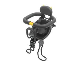 Sièges de vélo montés à l'avant, pour vélos, vélos électriques et vélos pour femme, avec siège réglable et pédales, capacité de charge élevée de 80 kg, rembourrage confortable, pour enfants de 1 à 5