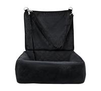 Sièges de voiture portatifs pour chiens: coussins de voyage pour animaux de compagnie, transporteur de sécurité réglable, rehausseur rembourré doux, 2 poches latérales de rangement | Siège comment