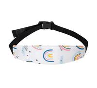 Sièges de voiture pour enfants - Bandeau réglable - Sangles de protection du cou - Respirants - Pour enfants de 3 à 12 ans