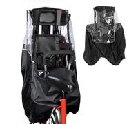 Sièges pour Enfants Housse de Pluie,Housse pour Siège De Vélo Enfant,Kids Protection Pluie Enfant,Housse de Pluie Protection Imperméable pour Siège de Vélo Enfant Portable Universel Assorti(Noir)