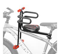 Sièges Vélo Enfant Avant,Siège de Vélo à Montage Avant avec Accoudoirs & Garde-Corps,Sécurité Selle Avant pour Enfant avec Repose-Pieds Pliable,pour Bicyclette,VTT,Vélo Ville et Vélos Électriques