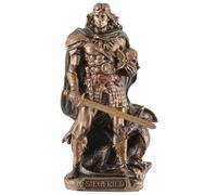 Siegfried le tueur de dragon, miniature, fabriquée en pierre artificielle et peinte à la main avec de la peinture bronze, de la collection Veronese, 708-78455