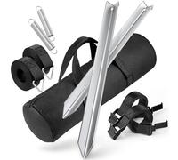 Siegvoll Kit de sangles anti-tempête pour auvent Thule Omnistor - Contrainte contre les tempêtes et la tempête pour auvent - Kit de haubans avec sangles de tempête - Accessoires pour camping-car et