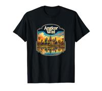SIEM Reap Angkor Wat T-Shirt Graphique avec Valeur