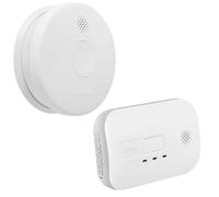 SIEMENS - 1 Détecteur de fumée NF 10 Ans + 1 détecteur monoxyde de Carbone