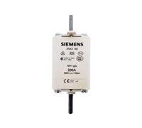 Siemens 3NA3140 LV HRC Link, NH1, dans: 200 A, gG, AC 500 V, Un DC: 440 V, clignotant avant, cosses de préhension non isolées, blanc