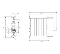 Siemens 3RF2320-1AA02-0KN0 Contacteur à semi-conducteurs à commutation au zéro de tension 1 NO (T) 20 A 1 pc(s)