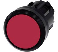 Siemens 3SU10000AB200AA0 3SU1000-0AB20-0AA0 Bouton-poussoir actionneur plat, collerette plastique rouge 1 pc(s)