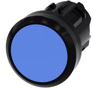 Siemens 3SU10000AB500AA0 3SU1000-0AB50-0AA0 Bouton-poussoir actionneur plat, collerette plastique bleu