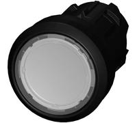 Siemens 3SU10000AB700AA0 3SU1000-0AB70-0AA0 Bouton-poussoir actionneur plat, collerette plastique transparent(e) décrochage par