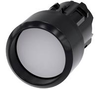 Siemens 3SU10000CB600AA0 3SU1000-0CB60-0AA0 Bouton-poussoir collerette plastique, rond bouton noir, blanc 1 pc(s)