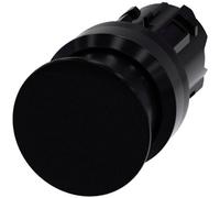 Siemens 3SU10001AD100AA0 3SU1000-1AD10-0AA0 Bouton-poussoir coup de poing collerette plastique bouton noir 1 pc(s)