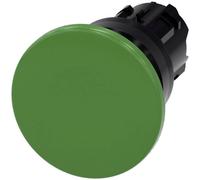Siemens 3SU10001BD400AA0 3SU1000-1BD40-0AA0 Bouton-poussoir coup de poing collerette plastique bouton noir, vert 1 pc(s)
