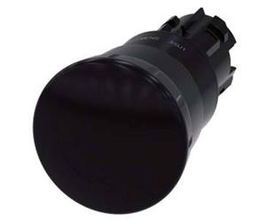 Siemens 3SU10001HB100AA0 3SU1000-1HB10-0AA0 Bouton-poussoir coup de poing noir 1 pc(s)