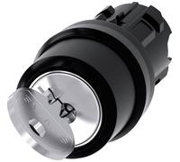 Siemens 3SU10004BC010AA0 3SU1000-4BC01-0AA0 Commutateur à clé collerette plastique noir 1 x 45 ° 1 pc(s)