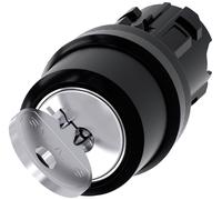 Siemens 3SU10004BF110AA0 3SU1000-4BF11-0AA0 Commutateur à clé collerette plastique noir 1 x 90 ° 1 pc(s)