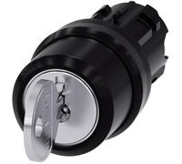 Siemens 3SU10004BL110AA0 3SU1000-4BL11-0AA0 Commutateur ollerette plastique clé noir 2 x 45 ° décrochage par clef 1 pc(s) Piece