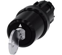 Siemens 3SU10005BL110AA0 3SU1000-5BL11-0AA0 Commutateur ollerette plastique clé noir 2 x 45 ° décrochage par clef 1 pc(s)
