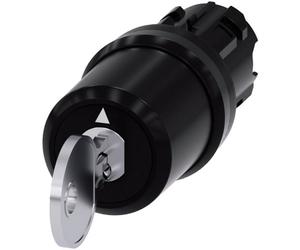 Siemens 3SU10005BL110AA0 3SU1000-5BL11-0AA0 Commutateur ollerette plastique noir 2 x 45 ° 1 pc(s)