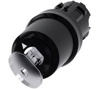 Siemens 3SU10005JF010AA0 3SU1000-5JF01-0AA0 Commutateur ollerette plastique clé noir, argent 1 x 90 ° 1 pc(s)