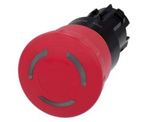 Siemens 3SU1001-1HB20-0AA0 Coup de poing d'arrêt d'urgence IP66, IP67, IP69/IP69K 1 pc(s)