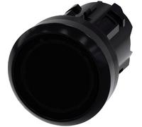 Siemens 3SU10010AB100AA0 3SU1001-0AB10-0AA0 Bouton-poussoir lumineux à rappel collerette plastique, rond bouton noir 1 pc(s)