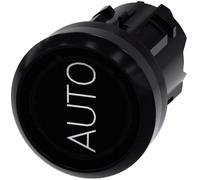 Siemens 3SU10010AB100AQ0 3SU1001-0AB10-0AQ0 Bouton-poussoir lumineux à rappel collerette plastique, rond bouton noir 1 pc(s)
