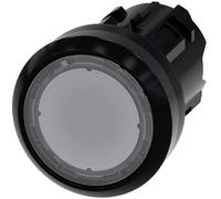 Siemens 3SU10010AD700AA0 3SU1001-0AD70-0AA0 Voyant lumineux collerette plastique, rond bouton noir, transparent(e) 1 pc(s)