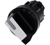 Siemens 3SU10022BC600AA0 3SU1002-2BC60-0AA0 Commutateur à manette collerette plastique levier noir, blanc 1 x 45 ° 1 pc(s) Piece