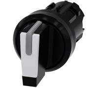Siemens 3SU10022BL600AA0 3SU1002-2BL60-0AA0 Commutateur à manette collerette plastique levier noir, blanc 2 x 45 ° 1 pc(s)