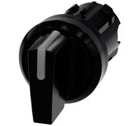 Siemens 3SU10022BN100AA0 3SU1002-2BN10-0AA0 Commutateur à manette collerette plastique, illuminable levier noir 2 x 45 ° 1 pc(s)