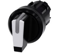 Siemens 3SU10022BP600AA0 3SU1002-2BP60-0AA0 Commutateur à manette collerette plastique, illuminable levier noir, blanc 2 x 45 ° 1 pc(s)