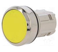 Siemens 3SU10500AB300AA0 3SU1050-0AB30-0AA0 Bouton-poussoir collerette métal, finition brillante, rond bouton argent, jaune 1 pc(s)