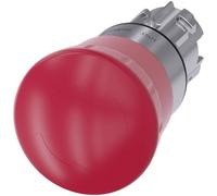 Siemens 3SU1050-1HB20-0AA0 Coup de poing d'arrêt d'urgence collerette métal,